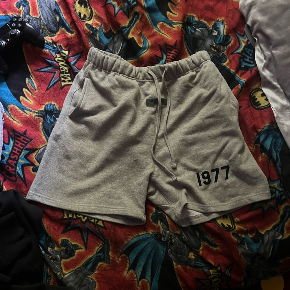 Essentials Gray 1977 Shorts